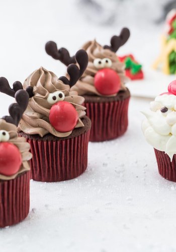 Receta Cupcakes de Navidad