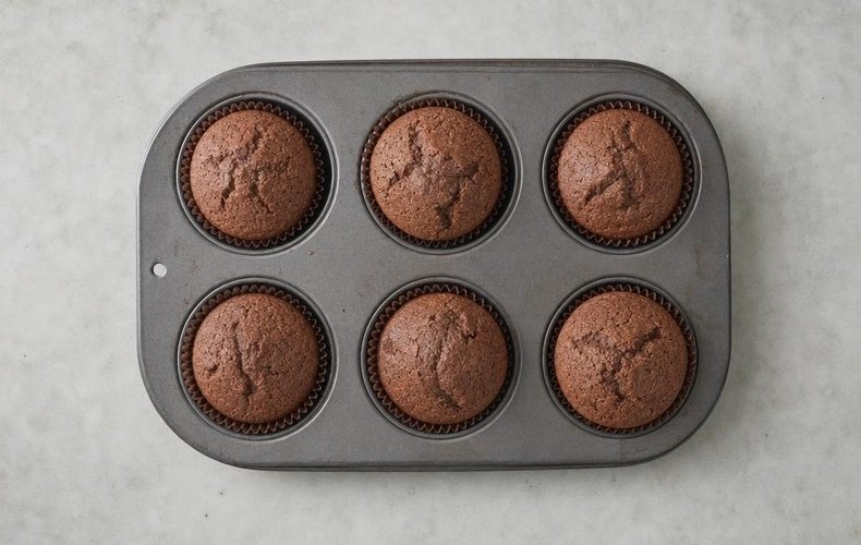 Cupcakes de pan de jengibre: paso 4