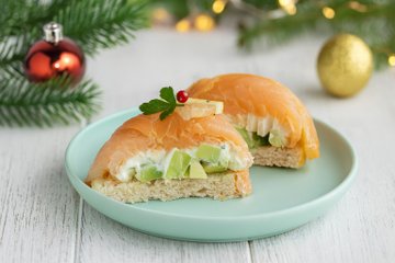 Receta Cúpulas de salmón y aguacate