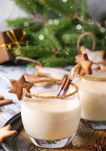Receta Eggnog (ponche de huevo)