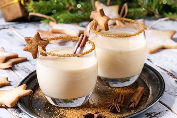Receta Eggnog (ponche de huevo)