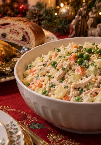 Receta Ensalada de gallina venezolana