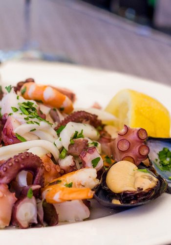 Receta Ensalada de marisco