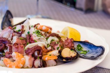 Receta Ensalada de marisco