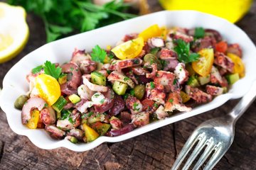 Receta Ensalada de pulpo