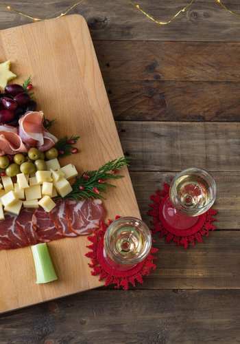Receta Tabla de Navidad con quesos y embutidos