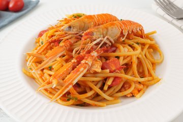 Receta Espaguetis con cigalas