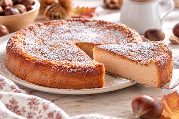 Receta Tarta tierna de castañas