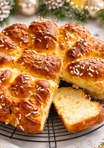 Receta Focaccia de la Befana (bollo dulce de Reyes)