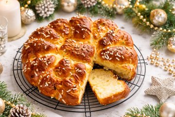 Receta Focaccia de la Befana (bollo dulce de Reyes)