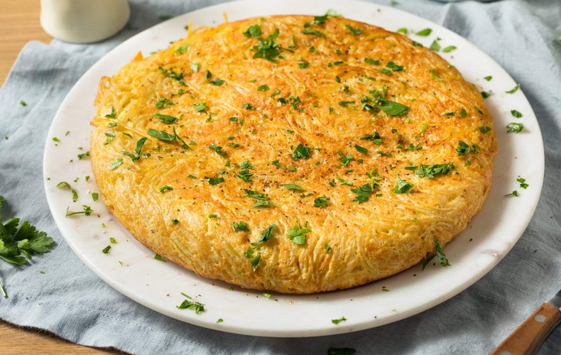 Receta de la frittata di pasta