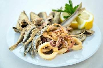 Receta Fritto misto di pesce (fritura variada de pescado)