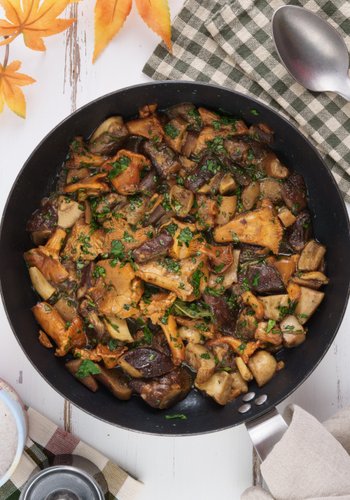Receta Funghi trifolati (setas salteadas con ajo y perejil): la receta original