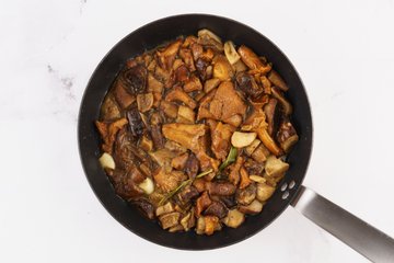 Preparación de los funghi trifolati, foto 7