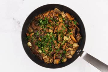Preparación de los funghi trifolati, foto 8