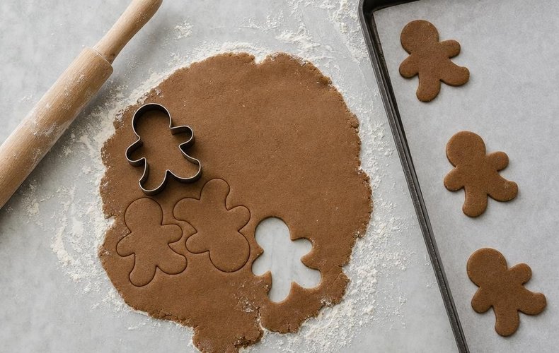 Galletas de jengibre: paso 2