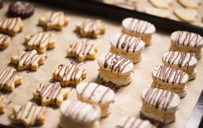 Receta de galletas de Navidad Laskonky
