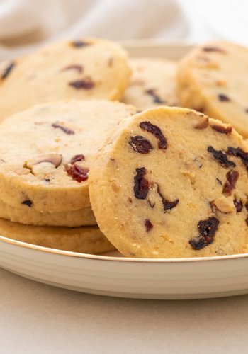 Receta Galletas de nueces y arándanos