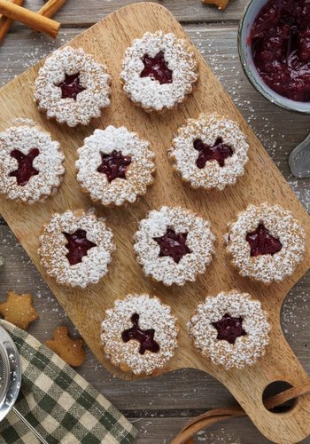 Receta Galletas Linzer