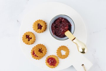 Preparación de las galletas Linzer, foto 16