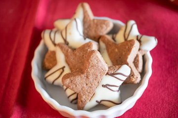 Receta Galletas de masa quebrada de cacao y avellanas