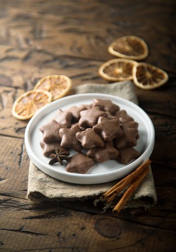 Receta Galletas cubiertas de chocolate