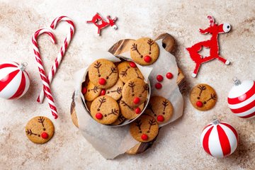Receta Galletas con forma de reno