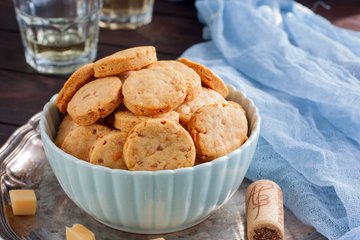 Receta Galletas saladas de pimiento y panceta