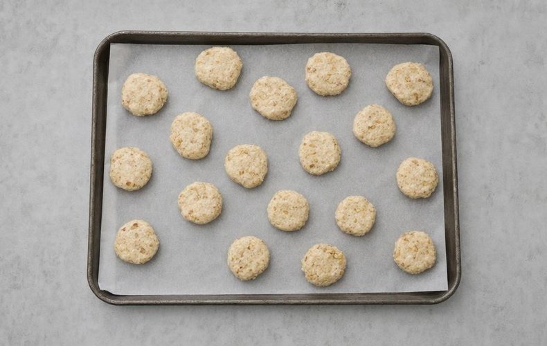 Galletas snowball: paso 4
