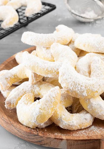 Receta Vanillekipferl, medias lunas de vainilla