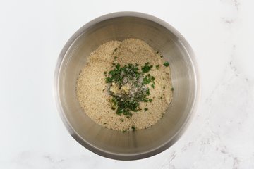 Gambones gratinados al horno: paso 1