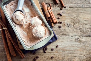 Receta Helado de canela