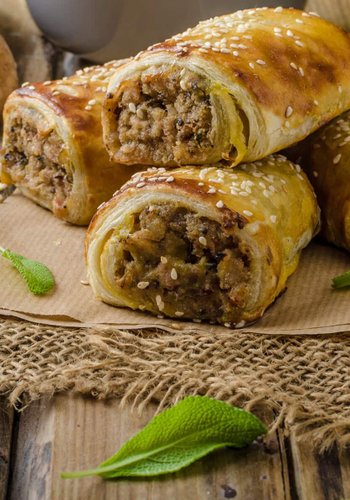 Receta Hojaldritos de champiñones