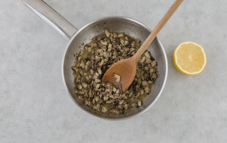 Hojaldritos de champiñones: paso 2