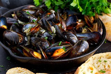 Receta Impepata di cozze (mejillones a la pimienta)