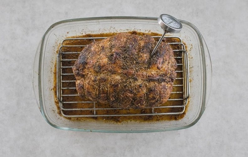 Jamón fresco al horno: paso 4