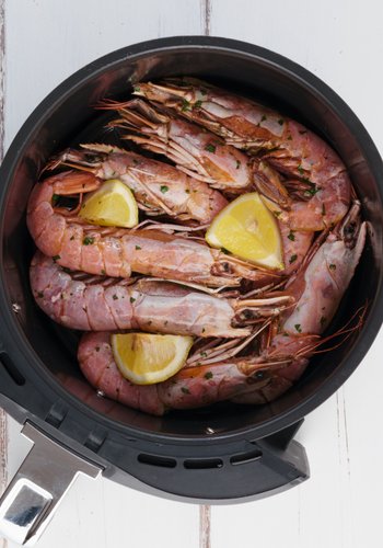 Receta Langostinos en freidora de aire