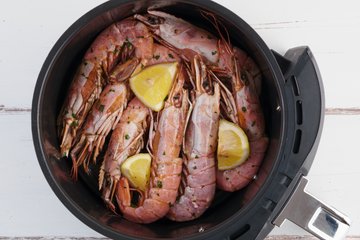 Receta Langostinos en freidora de aire