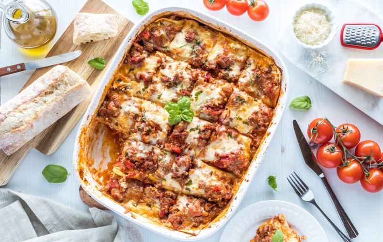 Lasaña al horno