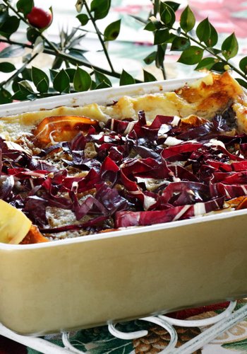 Receta Lasaña de radicchio