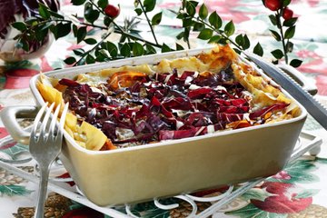 Receta Lasaña de radicchio