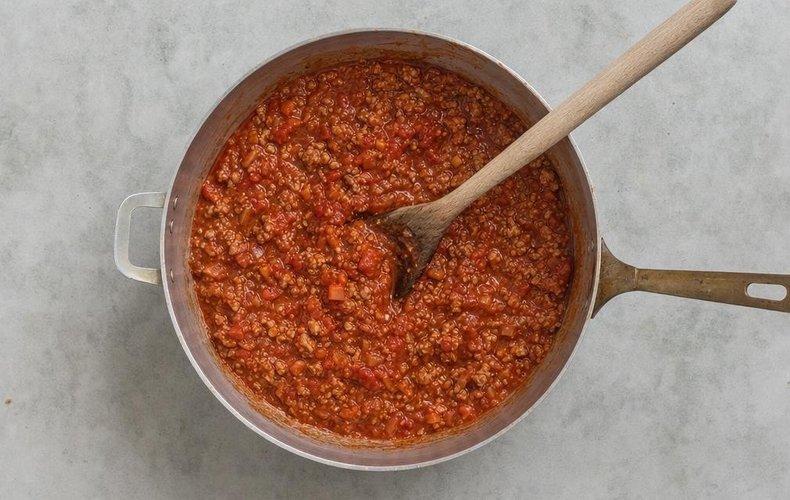 Lasaña de ziti: paso 2