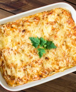 Receta Lasaña integral con manzana y gorgonzola