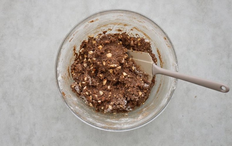 Lebkuchen, galletas especiadas de Navidad: paso 3