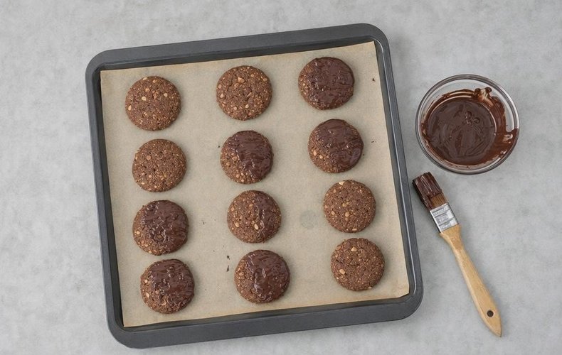 Lebkuchen, galletas especiadas de Navidad: paso 7