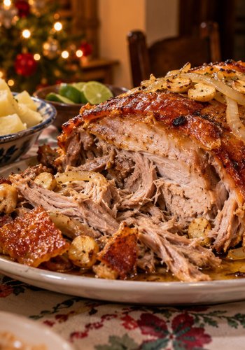 Receta Lechón asado cubano