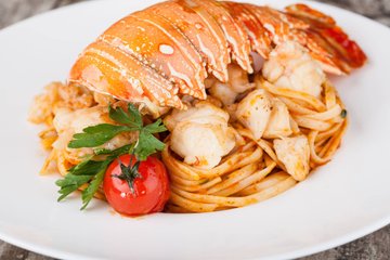 Receta Linguine con bogavante