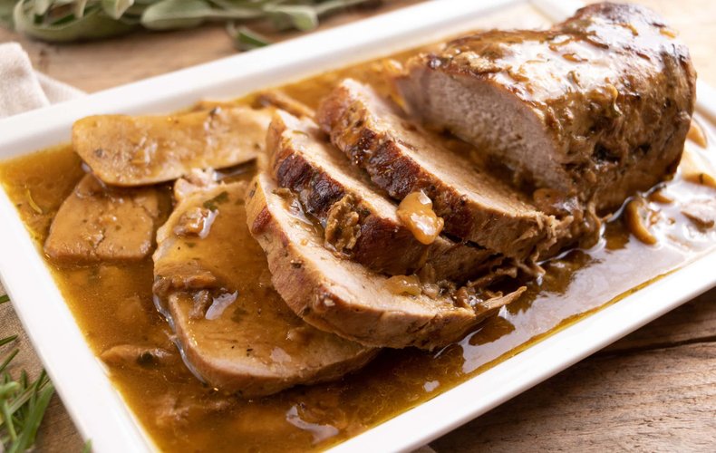 Receta de lomo con boletus