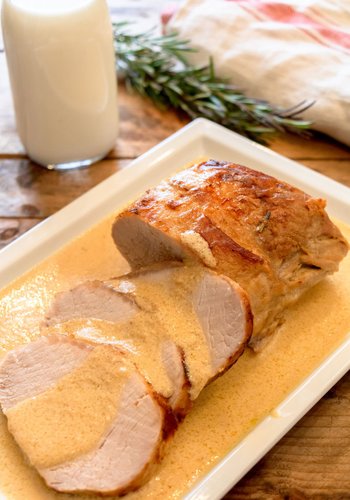 Receta Lomo de cerdo con leche
