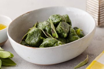 Receta Malfatti (ñoquis de espinacas y ricotta)